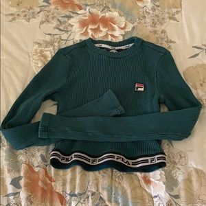 Long sleeved crop top